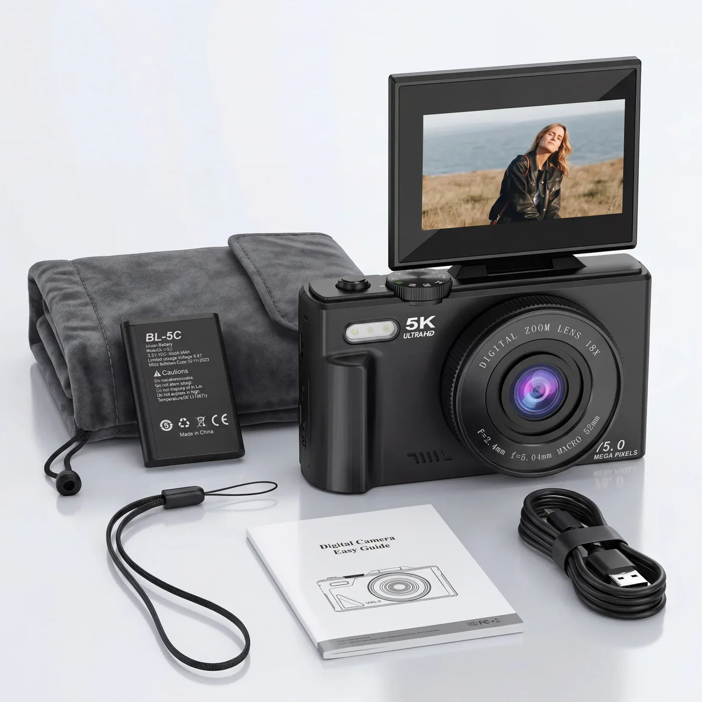 Milono 4K Digitalkamera